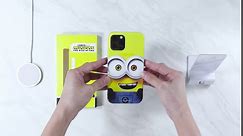 Head Case Designs Officially Licensed Despicable Me Bob Full Face Minions Soft Gel Case Compatible with Apple iPhone 13 Pro Max