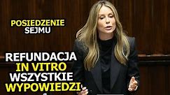 Dyskusja o refundacji IN VITRO - wszystkie wypowiedzi - I Posiedzenie sejmu - dzień 4 | SEJM