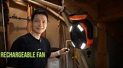 The Best Rechargeable Fan Fully Tested (Runtime, Wind Speed, Noise) 40,000mAh Battery Capacity!