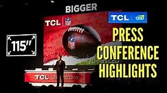 TCL CES 2024 Press Conference Highlights