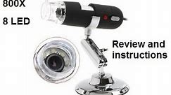 The USB Digital Microscope In Depth Review Instructions And Unboxing