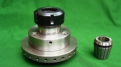 ER40 Collet Chuck Fitting On Myford Lathe With Duplicate Indexing Backplate