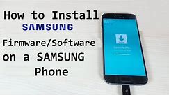 How to install stock Firmware (software) on Samsung phone using Odin