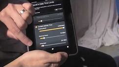Kindle FreeTime Demo on the Amazon Kindle Fire HD