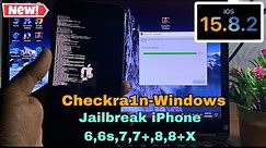 Checkra1n-Windows Jailbreak iOS 15.8.2 - iOS 14.0 on iPhone 6,6s,7,7+,8,8+,X | Don’t use USB Flash