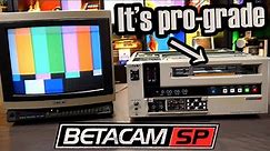 Sony Betacam: Not the Beta you're thinking of (it's way better)