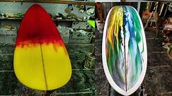 Surfboard Color Work: Foam Stain