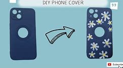 EASY AND SIMPLE PHONE COVER DIY IDEA 😍 | DIY PHONE COVER |