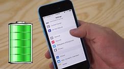 How To Increase iPhone 5C Battery Life | Five Ways
