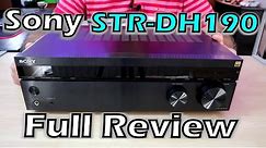 Sony STR DH190 2.0 Receiver Full Review & Unboxing