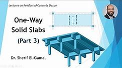 Design of Reinforced Concrete Solid Slabs (Part 3) - Continuous One-Way Slab - Worked Example