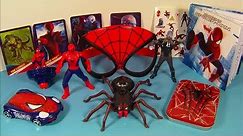 2014 THE AMAZING SPIDER-MAN 2 SET OF 8 McDONALD'S HAPPY MEAL MOVIE COLLECTIBLES VIDEO REVIEW