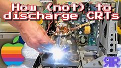 How (not) to discharge a CRT! ⚡ In simple terms