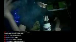 Russian guy blows grenade in LIVE STREAM