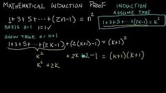 Proof by Mathematical Induction - How to do a Mathematical Induction Proof ( Example 2 )