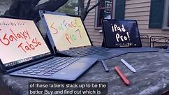 Galaxy Tab S6 和 Surface Pro7和iPad Pro开箱评测 功能测试 谁才是平板之王