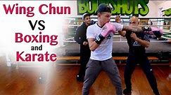 Wing Chun vs Karate and Boxing Destroy the Jab