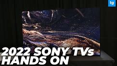 Sony 2022 TVs hands-on! QD-OLED, new OLED TVs, and Mini LED