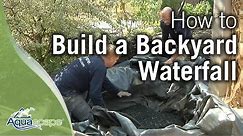 How to Build a Backyard Waterfall