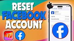 how to reset Facebook settings | TECH ON |