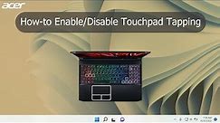 How to Enable/Disable Touchpad Tapping