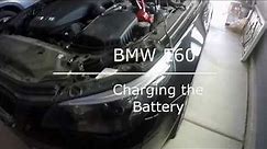 BMW 5 Series - Charge the Battery