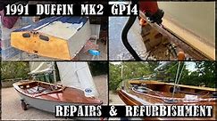 Mk2 GP14 Dinghy Refurbishment | Strip & Re-Paint | Gunwale Repairs | Epoxy Fillets | Fill & Fair