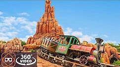 [360] Big Thunder Mountain Railroad | Disneyland 2021 | Wild West Roller Coaster