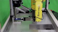 Robotic Laser Marking System with FANUC LR Mate Robot – LNA Laser Technology