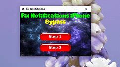 FREE Fix Notification For iPhone Bypass