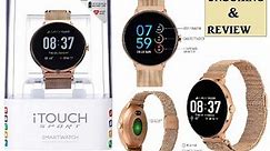 iTouch Sport Round Smartwatch Unboxing and Review!!! Waterproof, MultiSports Mode, for Android & iOS