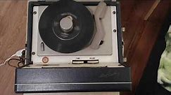 1956 Elvis Presley RCA Victor Record Player Demonstration