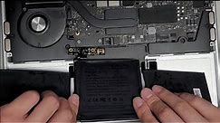 2020 13" inch MacBook Pro A2338 Disassembly Battery Trackpad Touchpad Touch Pad Replacement Repair