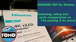 2019 Hisense H9F 65-inch TV Review: Unboxing Setup & Preview