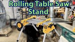 Dewalt DW7440RS Rolling Table Saw Stand Review