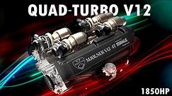 Zenvo Reveals their new 1850HP V12 Quad Turbo engine