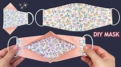 Diy 3D Face Mask Easy Pattern Sewing Tutorial