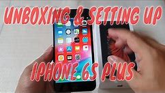 UNBOXING & SETTING UP IPHONE 6S PLUS