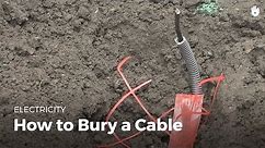 How to Bury a Cable | Electricity
