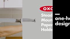 OXO Good Grips Steady Mounted Paper Towel Holder,Gray