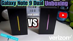 Samsung Galaxy Note 9 Unboxing (Ocean Blue & Lavender)