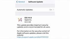 How To Install iOS 14.8 Update