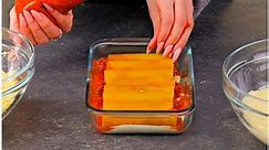 Cannelloni style lasagna! 🍝😋