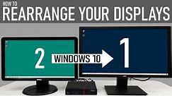 How To Adjust Your 2nd Monitor From Left To Right In Windows 10 | FOR BETTER PRODUCTIVITY (Updated)