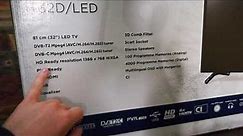 Orion T32D LED TV bemutató