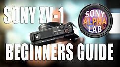 Sony ZV-1 - Beginners Guide on How-To Use The Camera