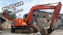 THE RELIABLE HITACHI EX60 DIGGER?! TRACK IN BAD NEED OF REPAIR!!