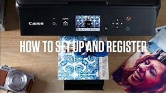 Canon PIXMA TS Series: How to set up and register