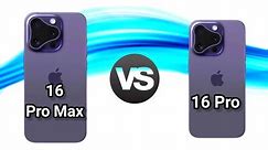 iPhone 16 Pro vs iPhone 16 Pro Max