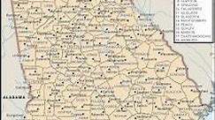 Georgia County Maps: Interactive History & Complete List